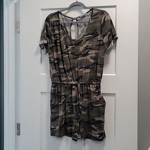 Romper in Camo color pattern